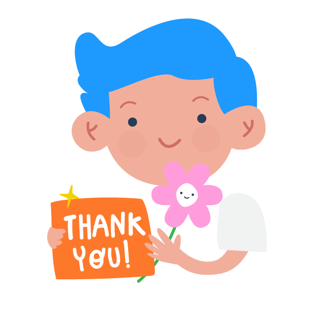 Gratitude Thank You Sticker by Beanstalk Singapore