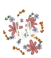 Flowers Hello Sticker