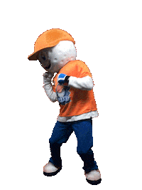 golfraak golfraak spotmascotte golfisaltijdraak Sticker