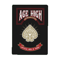 AceHighOfficial 420 stoner joint blunt Sticker