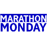 Boston Marathon Running Sticker by John Hancock