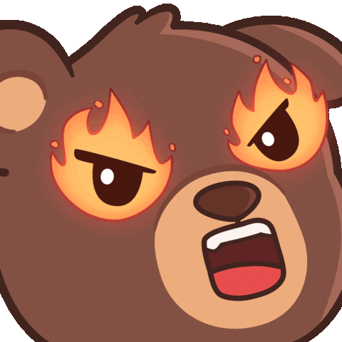 Angry Fire GIF by BEARISH