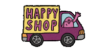 Car Delivery Sticker by Happy Handra