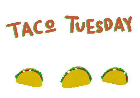 jbeamoncreative giphyupload food tuesday tacos Sticker