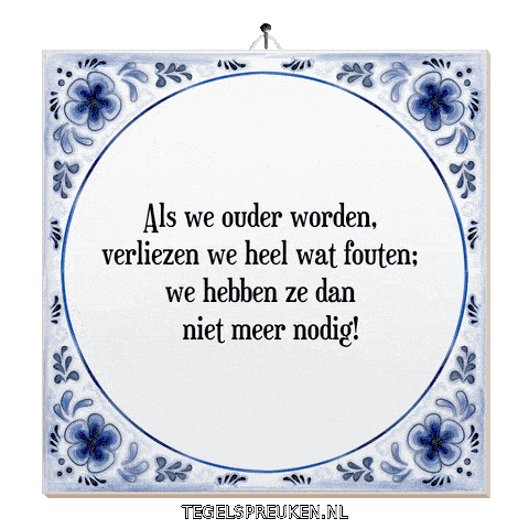 Nl Wijsheid Sticker by Tegelspreuken.nl