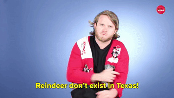 Reindeer Don't Exist in Texas!
