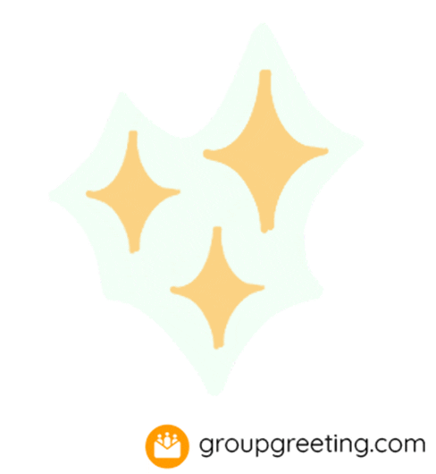 GroupGreetingcards giphyupload star yellow sparkle Sticker
