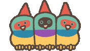 Excited Bird Sticker