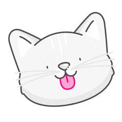 Cat Love Sticker by Lemonade