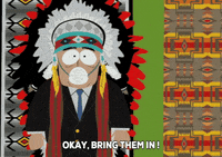indian feather GIF by South Park 
