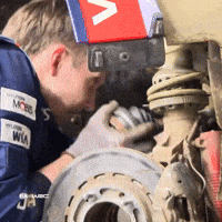 Fixing Sports Car GIF by FIA World Rally Championship