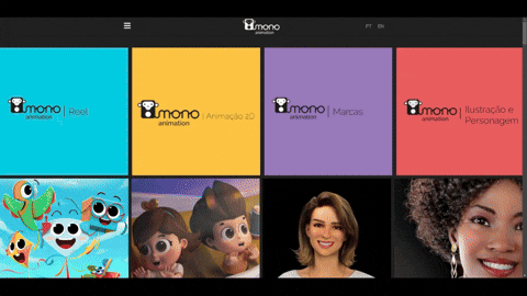 Page Portfolio GIF by Mono Animation