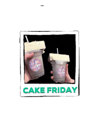 Cake Milkshake Sticker by OH MY CAKERY