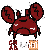 Crab Baba Is You Sticker by Nico