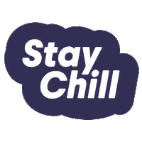 chilling no worries Sticker by Curology