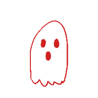 Kunstschule-Wandsbek halloween scary ghost spooky Sticker