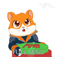 Send It Hell Yeah Sticker by Hamieverse