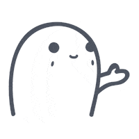Halloween Ghost Sticker