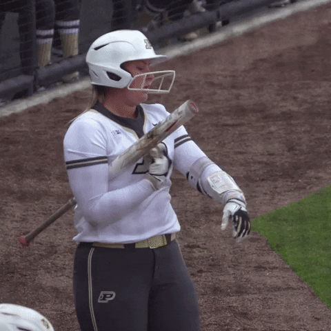 Purdue Boilermakers Softball GIF by Purdue Sports