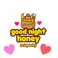 Good Night My Love Sticker