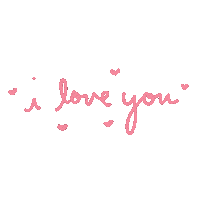 I Love You Hearts Sticker