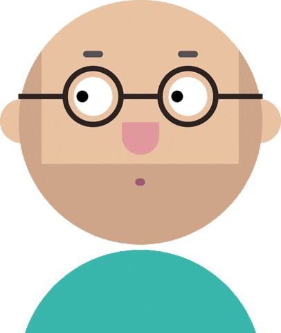 Bald Head Wow Sticker by Little James