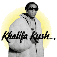 Kk Sticker by Khalifa Kush