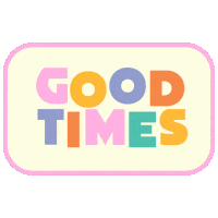Elizabetholwen happy fun pink rainbow Sticker