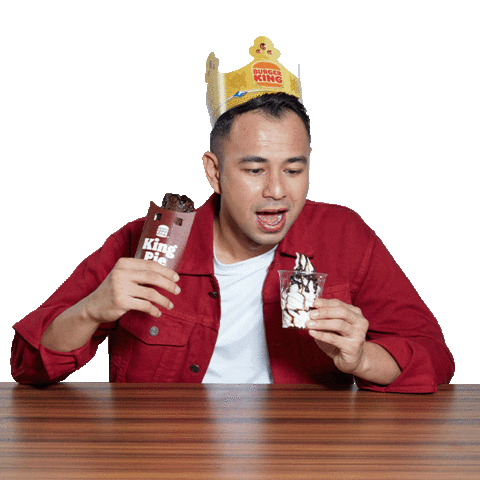 BurgerKingIndonesia delivery cheeseburger bk burger king Sticker