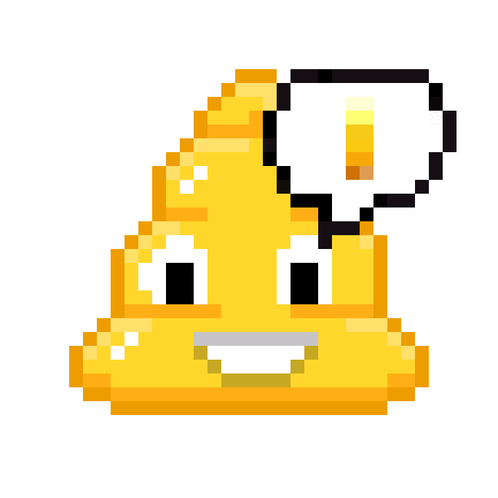 Art Shitting Sticker by Poopies.io