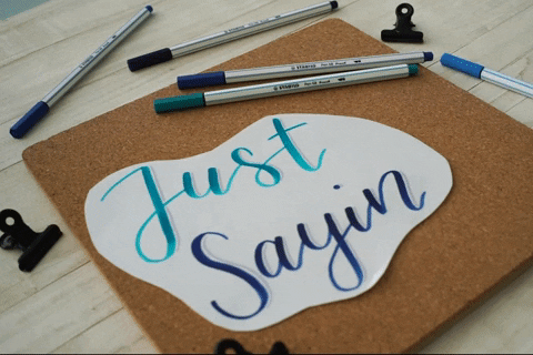 Lettering Message GIF by STABILO