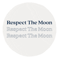 Moon Cycle Respect Sticker by MOONS