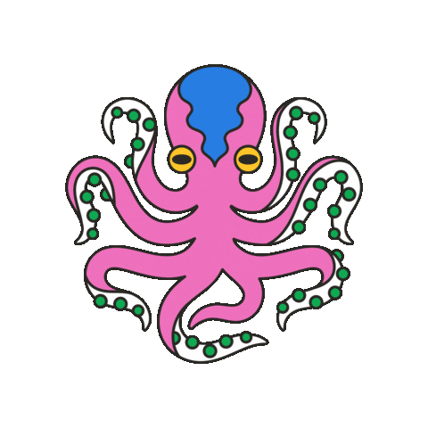 maevechocolate giphygifmaker ocean octopus shore Sticker
