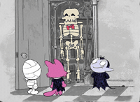 meetthebatpack halloween scream vampire skeleton GIF