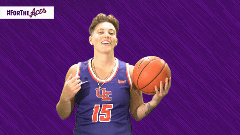UEAthletics giphyupload evansville purple aces fortheaces GIF