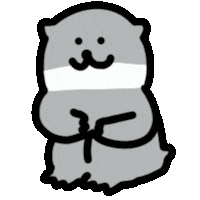 Otter Sticker