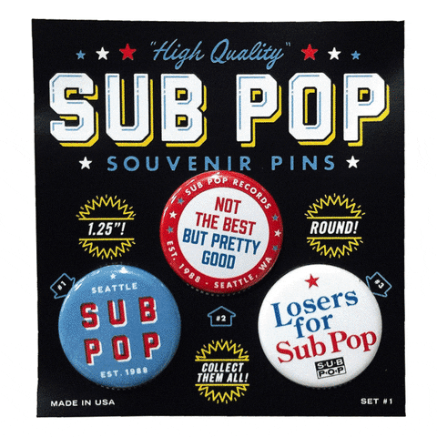 collect them all sub pop GIF by Sub Pop Records