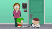 eric cartman door GIF by South Park 