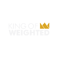 kingofweighted fitness workout gym crown Sticker