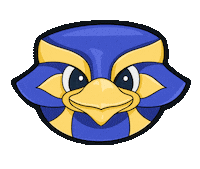 Bird Gold Sticker by UW-Eau Claire