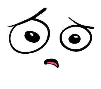 Sad Face Sticker by MEWR Singapore
