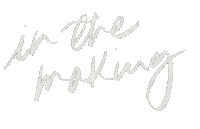 In The Making Typography Sticker by Nat Fleitas