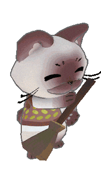 Cat Sticker by Kitten Cup Studio