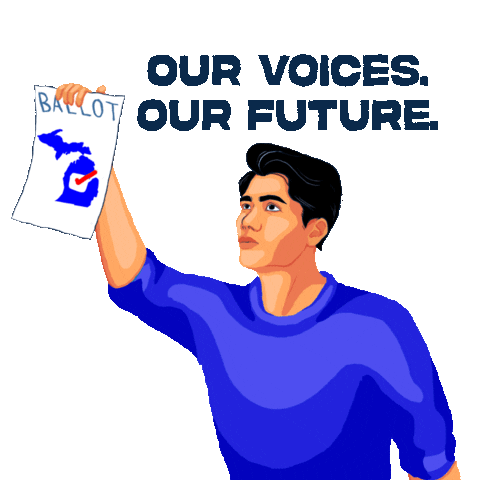 Voting Election Day Sticker by #GoVote