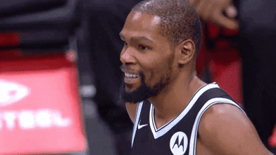 Happy Kevin Durant GIF by Brooklyn Nets