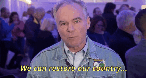 news giphyupload giphynewsuspolitics tim kaine GIF