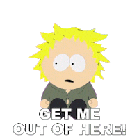 Get Out Of Here Sticker by South Park