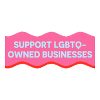Small Business Pink Sticker by MA LGBT Chamber of Commerce