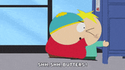 eric cartman shut up GIF by South Park 