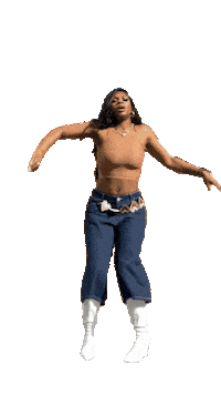 Black Dancer Pop It Sticker by Sactivityz